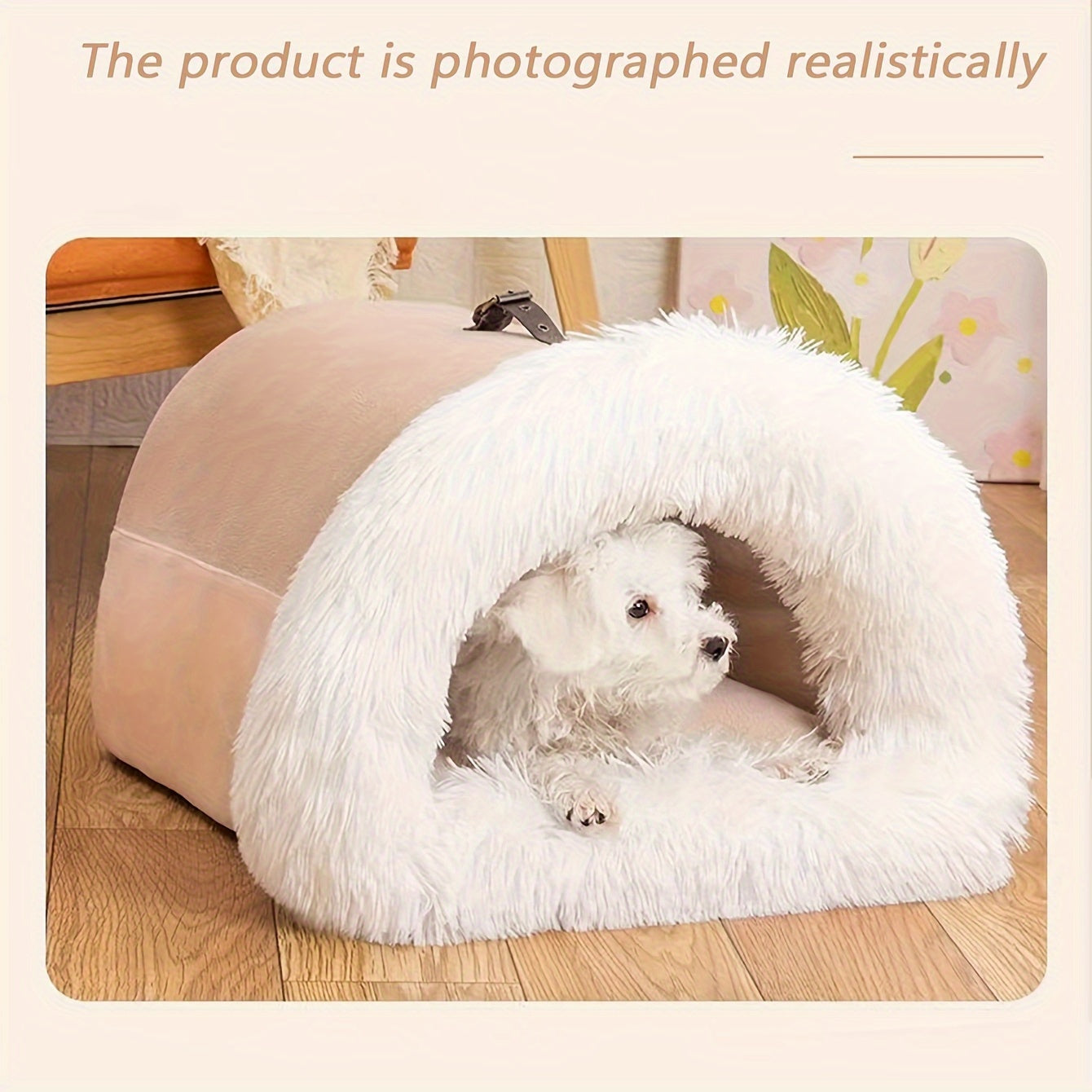 NNETM Warm Plush Cat Nest Bed for Winter Comfort